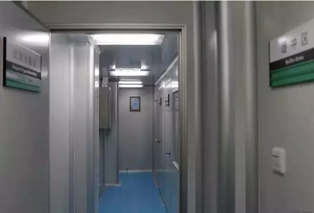 核酸檢測實(shí)驗(yàn)室走廊